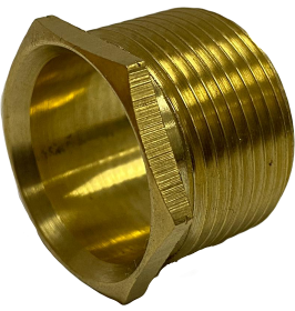 Brass Male Bush (Long)