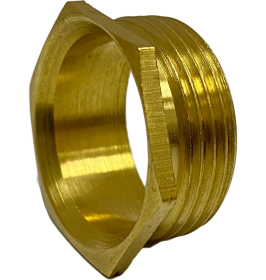 Brass Male Bush (Short)